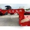 Factory Price 4 Line 8 Axles 40-80 Ton Lowboy Trailer Heavy Duty Equipment Transport Extendable Lowbed Semi Trailer for Sale