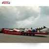 Factory Price 4 Line 8 Axles 40-80 Ton Lowboy Trailer Heavy Duty Equipment Transport Extendable Lowbed Semi Trailer for Sale
