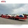 8 Axles Chassis Loader Lowboy Trailers Gooseneck Semi Trailers Tilt Slide Standard Low Bed Truck Trailer