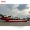 Feichi Factory Price 3 Axle 4 Axle 60ton 80ton 100ton Hydraulic Gooseneck Lowbed Lowboy Low Bed Loader Trucks Semi Trailer