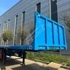 Factory Direct Sales 3 Axle 40 Tons Flat Bed Truck Semi Trailer Customizable Transport Container Cargo Flat Bed Utility Trailer for Sale