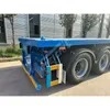 Factory Direct Sales 3 Axle 40 Tons Flat Bed Truck Semi Trailer Customizable Transport Container Cargo Flat Bed Utility Trailer for Sale