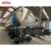 3 Axles 42cbm 50000 Liters Aluminum Oil Fuel Tanker Semi Trailer 3axle 4axle 45000 Liters 50000 Litres Oil Tanker Semi Trailer