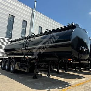 Feichi Fuel Tank Semi Trailer Liquid Transport Semi Trailer 3 Axle 45000 Liters 5 Compartment Water Tanker Oil Fuel Tank Trailer