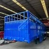 Feichi 3 4 Axle Drop Side Wall Fence Semi Trailer Sidewall Dropside Cargo Transport Truck Trailer for Sale with High Quality