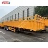 Manufacture Livestock New High Quality Side Wall Semi Trailer Axles Type 3 Axles 60 Tons Car Carrier Fence Semi Trailer