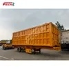 3 Axle 60 Tons 80 Tons Rear End Dump Trailer Rectangle Hydraulic Transport Coal Sand Rear Trailer Tipper Dump Trailer