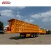 3 Axle Rear Tip Dump Trailer Rectangle Hydraulic 60 Tons Transport Coal Sand Tipper Truck Heavy Duty Dump Trailer