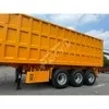 3 Axle Rear End Dump Trailer 60/80 Tons Rectangle Hydraulic Transport Coal Sand Heavy Duty Dump Trailer Support Customization for Sale