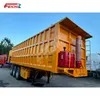 3 4 5 Axles Hydraulic Heavy Duty Rear End Dump Semi Trailer 60 80 100 Tons Dump Rear Tipper Dump Trailer for Sale
