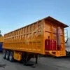 Factory Price 3 Axle Customizable Dump Trailer Rectangle Hydraulic 60 Tons Transport Coal Sand Semi Trailer Tipper Truck Dump Trailer