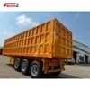 Factory Price 3 Axle Customizable Dump Trailer Rectangle Hydraulic 60 Tons Transport Coal Sand Semi Trailer Tipper Truck Dump Trailer