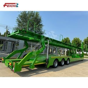 China Manufacturers 3 Axles 4-8 Cars Vehicle Transport 2 Floors Car Carrier Semi Trailer Car Transportion Truck Semi Trailer for Sale