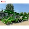 China Manufacturers 3 Axles 4-8 Cars Vehicle Transport 2 Floors Car Carrier Semi Trailer Car Transportion Truck Semi Trailer for Sale