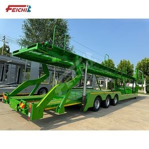 Hot Selling 3 Axle 2 Floors High Quality 8 Cars Vehicle Transport Trailer Heavy Duty Car Carrier Semi Truck Trailer Support Customization