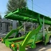 Factory Price 4 6 8 Car Trailer Heavy Duty 3 Axles Vehicle Transport Semi Trailer Hydraulic Lifting Car Carrier Truck Trailer