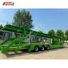 Factory Direct Sales 3 Axles 4-8 Cars Vehicle Transport Double Decker and Multi Position Car Semi Trailer Car Carrier Truck Trailer for Sale