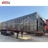 New Factory Supply 3 Axle Cargo Box Type Semi-Trailer Carbon Steel 40 Tons Fully Enclosed Transport Cargo Van Semi-Trailer