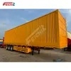 Feichi Brand 3 Axle Cargo Box Semi Trailer 60tons Van Semi Trailer Transport Bulk Cargo Truck Trailer