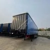 3 Axles 40tons Side Curtain Trailer up to 60tons Carry Cargo Side Curtain Semi Trailer with PVC Tarpaulin