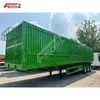 Tri-Axles Bulk Cargo/ Foods Transport Steel Box Semi Trailer Enclosed Van Semi Trailer Truck Trailer for Sale