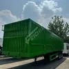 Tri-Axles Bulk Cargo/ Foods Transport Steel Box Semi Trailer Enclosed Van Semi Trailer Truck Trailer for Sale