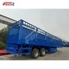 Good Price 2 Axle Livestock Cattle Transport Semi-Trailer High Fence Side Wall Fence Goods Warehouse Railing Board for Sale