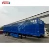 Good Price 2 Axle Livestock Cattle Transport Semi-Trailer High Fence Side Wall Fence Goods Warehouse Railing Board for Sale