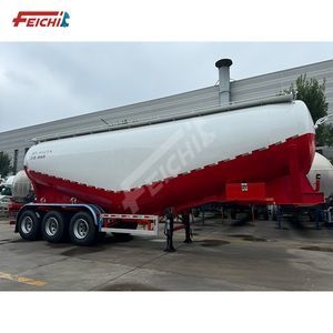 China Bulk Cement Semi Trailer Support Customization 3 Axle 50 Cbm 60 Ton Fly Ash Cement Tank High Payload Powder Tank