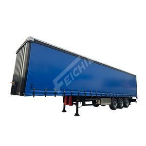 Air Suspension Lift Axle 14 M Length Side Curtain Truck Trailer